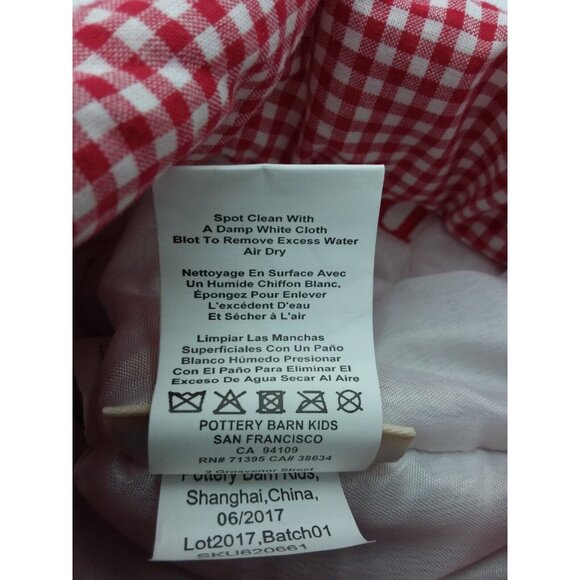 Pottery Barn Kids Daddy Uyen Jumbo Stocking Santa Gifts Holiday Quilted 31.5 in - Picture 8 of 10